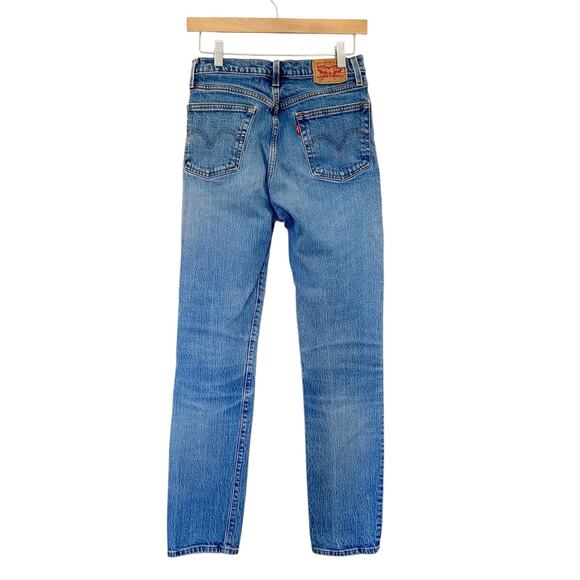 Levi's 501 Button Fly Straight Leg Jeans Sz 27 - Picture 3 of 4
